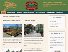 Tablet Screenshot of eiselesnursery.com